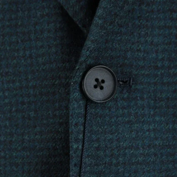 Cardinal of Canada NWT Wool Sport Coat Size 44R US In Blue & Green Melange